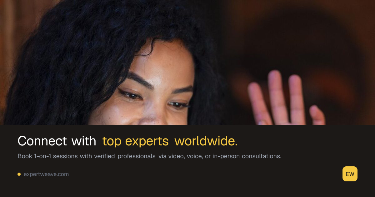 ExpertWeave — Connect with top experts worldwide